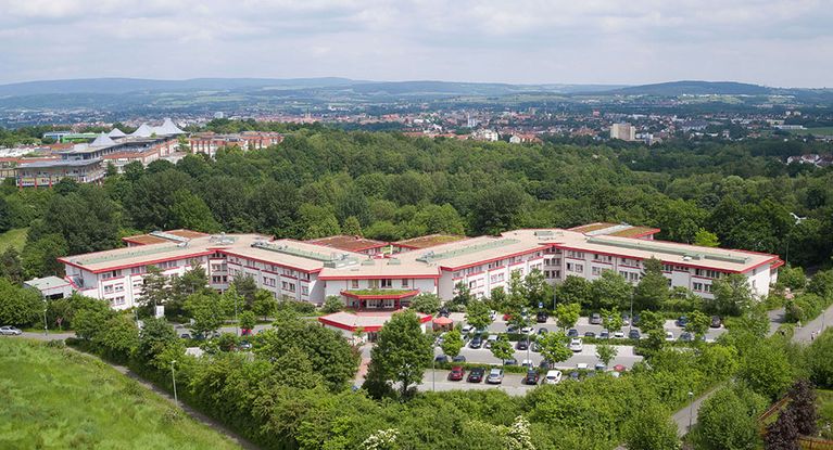 Luftaufnahme Reha-Zentrum Roter Hügel 